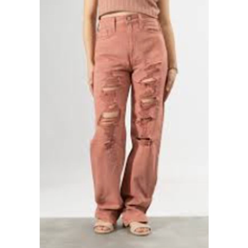 Aeropostale Pink women's 90s Super High-Rise Baggy Jean size 6R